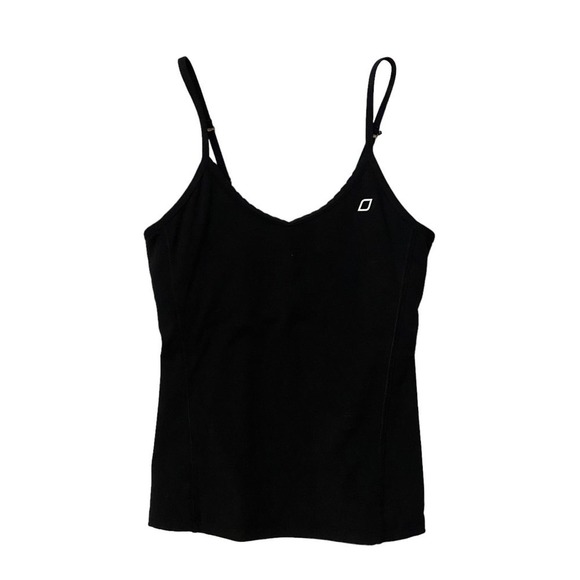 Lorna Jane Womens Activewear Cami Tank Top Spaghetti Strap Backless Black Size S - Picture 1 of 6